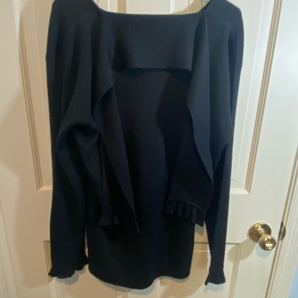 Adrianna Patell 2 Piece Black Sweater Dress - Picture 4 of 9